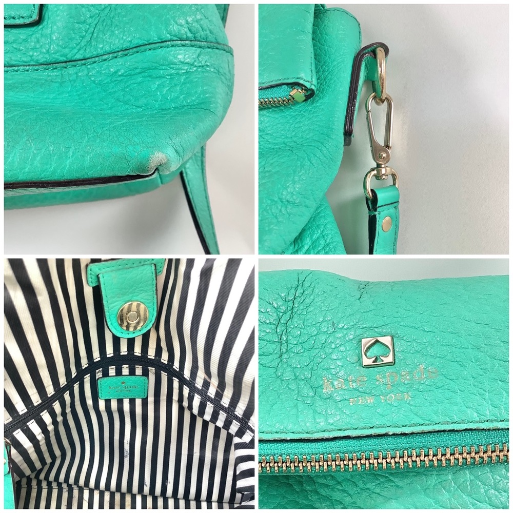 KATE SPADE Large Fold Over Pop Color Purse - Picture 9 of 16